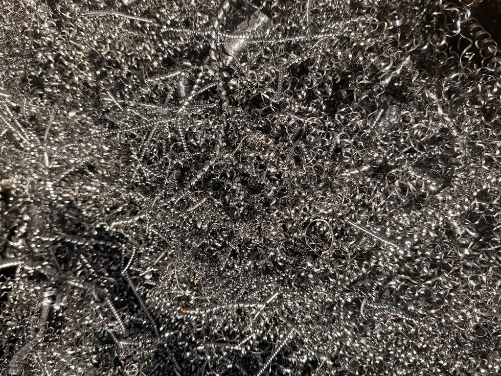 Cavaco de inox — fotografia ilustrativa do material